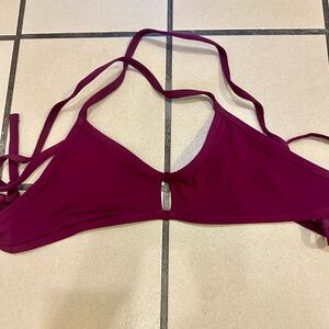 Joyln Vent Magenta Bikini Top